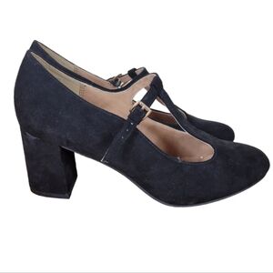Dream Pairs Faux Suede T-Strap Mary Jane Heels Size 9